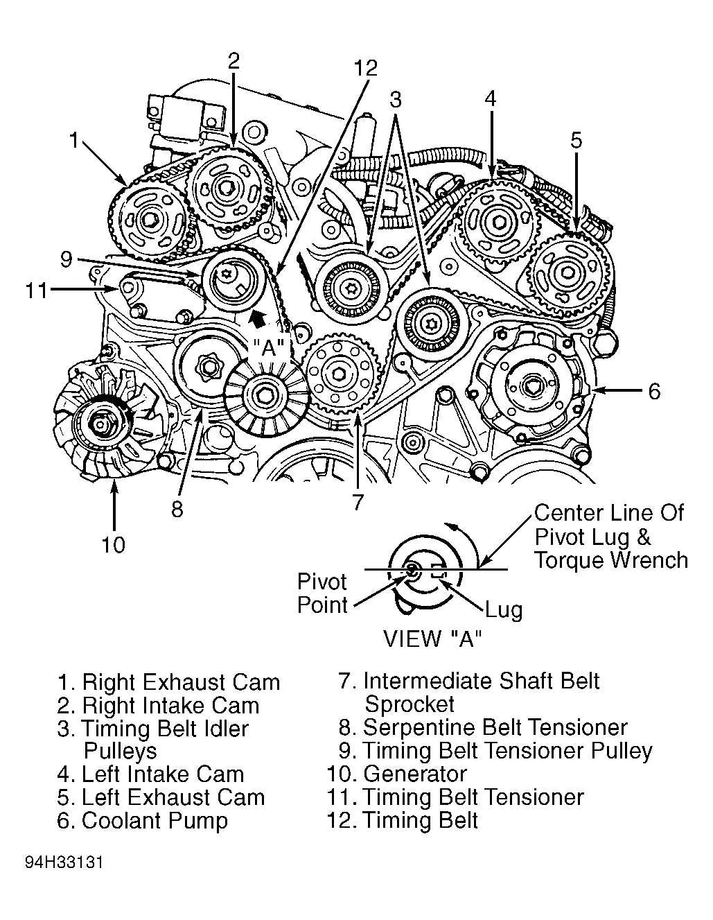 04 pontiac grand prix serpentine belt diagram
