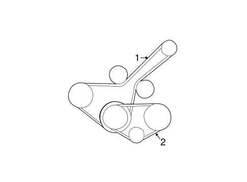05 nissan altima serpentine belt diagram
