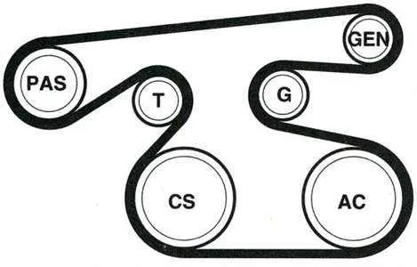 07 pontiac grand prix belt diagram