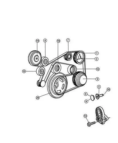 08 jeep liberty belt diagram