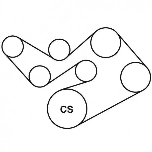 2000 ford taurus serpentine belt diagram
