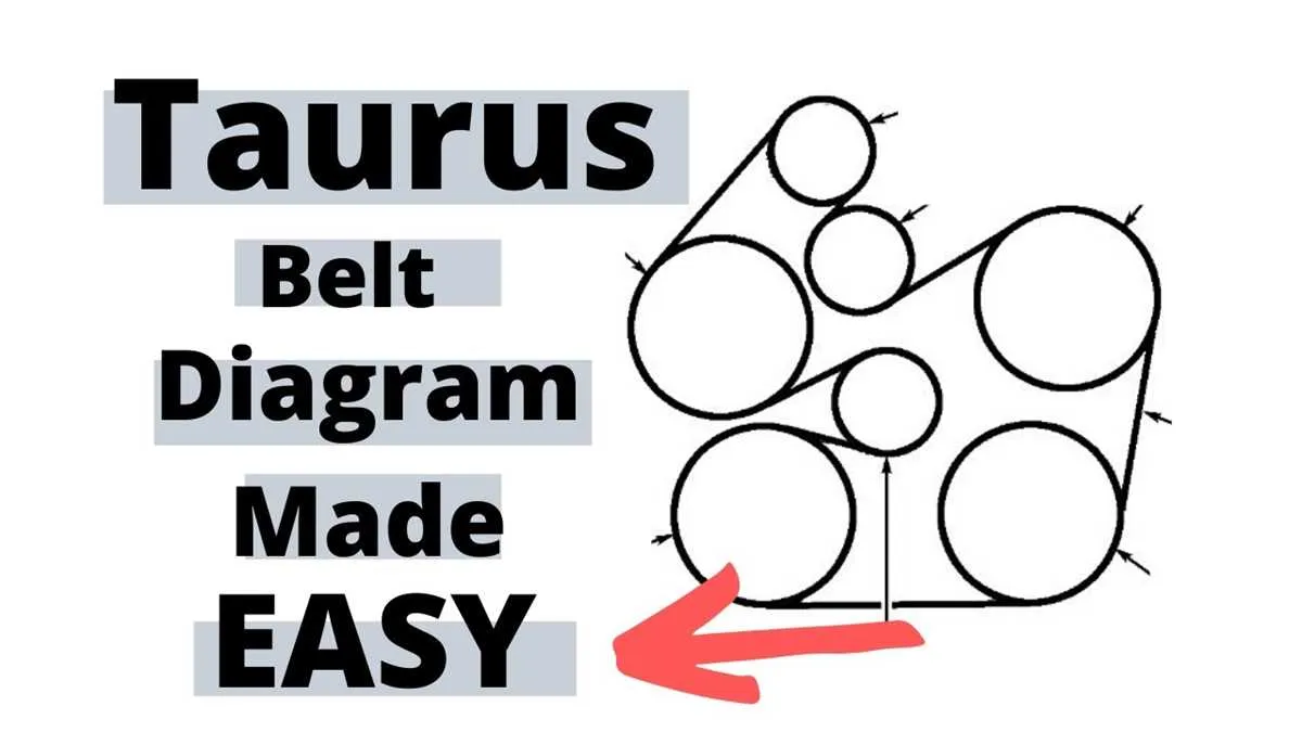 2001 ford taurus belt routing diagram