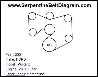 2004 ford taurus serpentine belt diagram