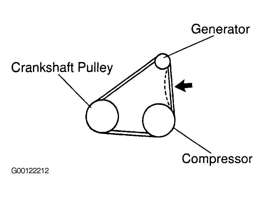 2005 toyota rav4 serpentine belt diagram