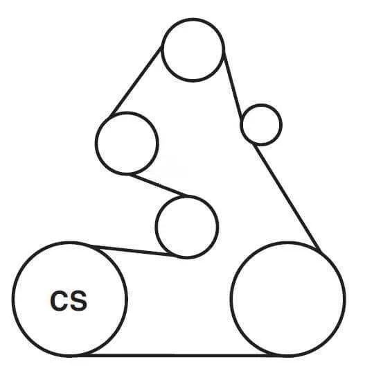 2005 acura mdx serpentine belt diagram