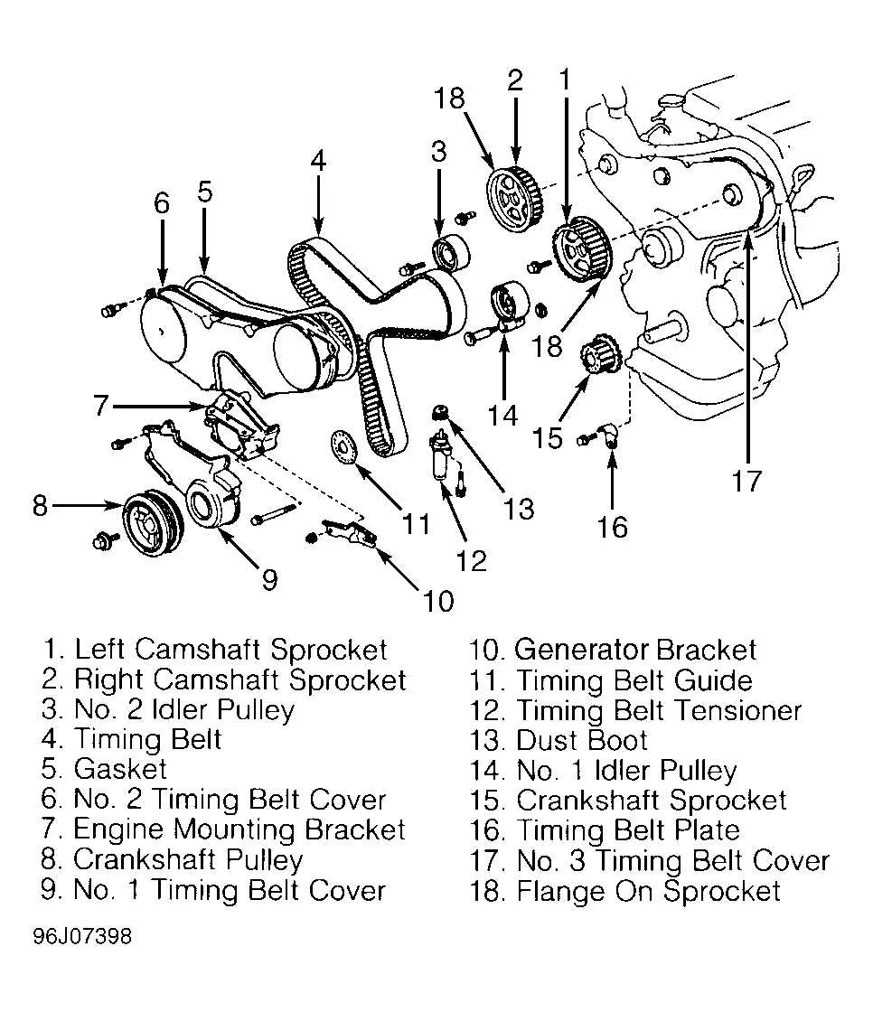 2005 toyota highlander serpentine belt diagram