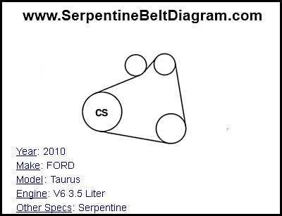 2006 ford fusion belt diagram
