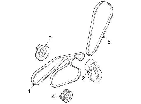 2006 ford fusion 2.3 serpentine belt diagram