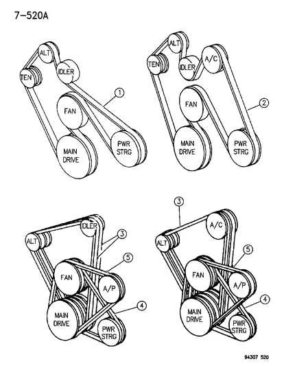 2007 5.9 cummins belt diagram