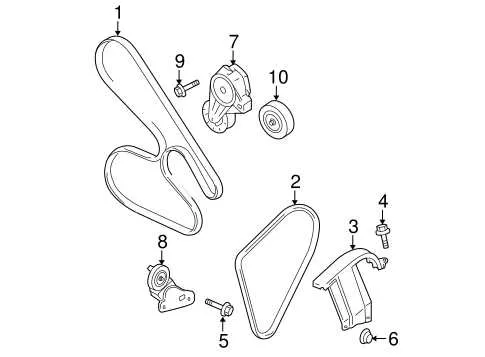 2007 buick lacrosse serpentine belt diagram