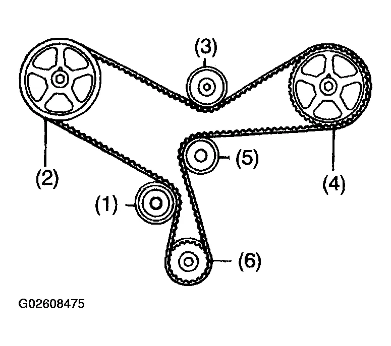 2007 toyota camry 2.4 belt diagram