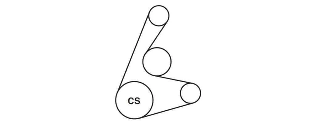 2007 ford escape 2.3 serpentine belt diagram