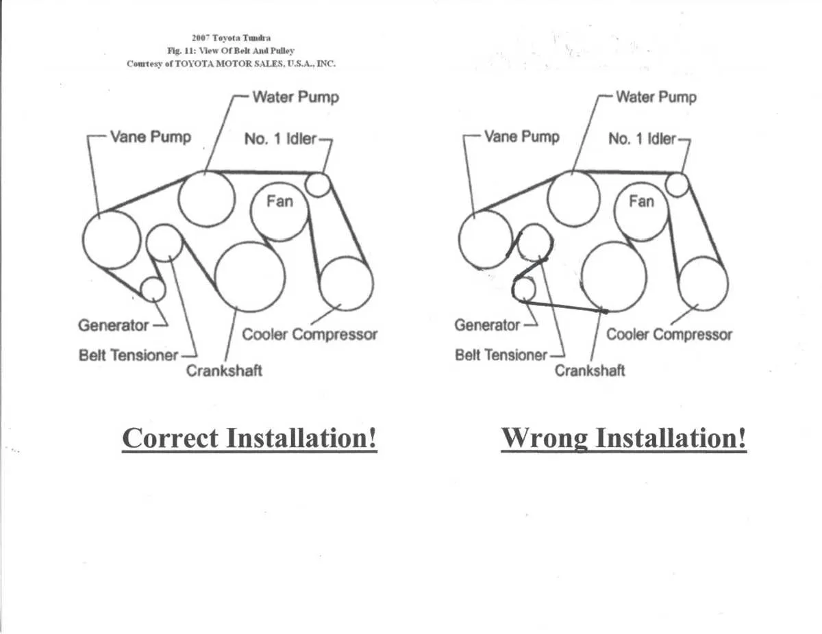 2007 toyota tacoma 2.7 belt diagram 2007 toyota tacoma 2.7 belt diagram
