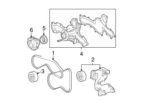 2007 toyota tundra belt diagram