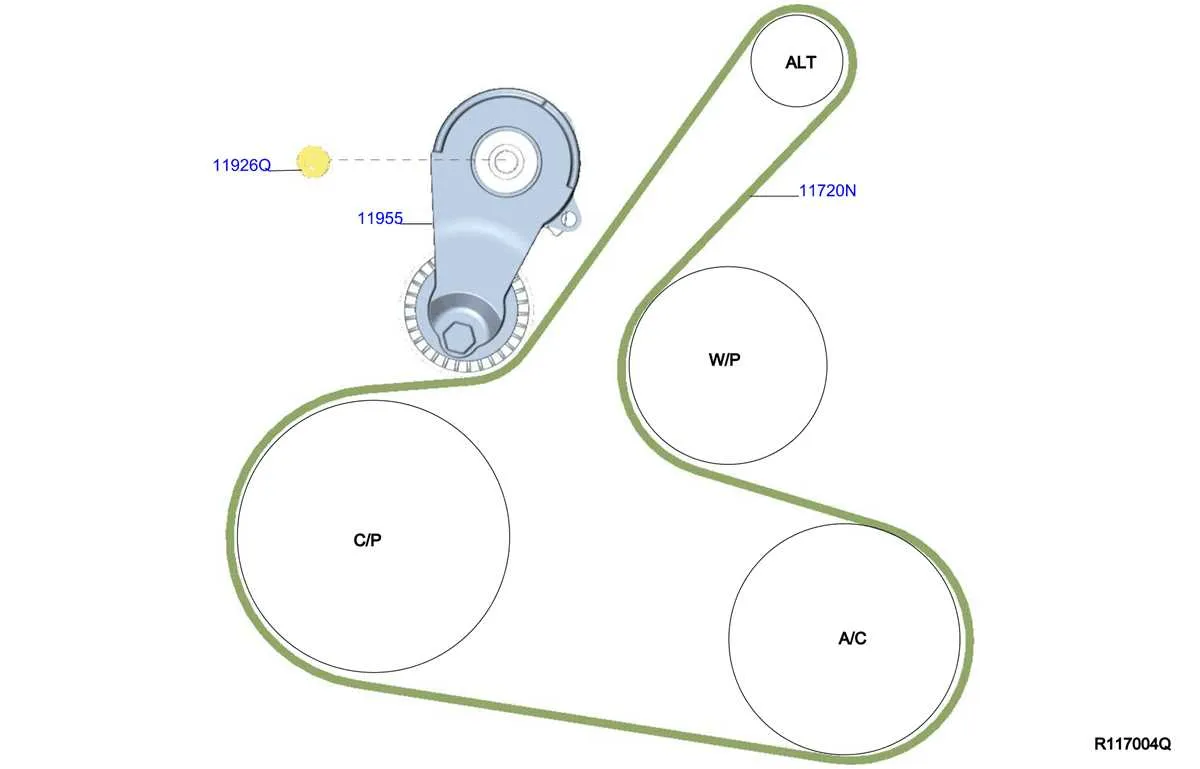 2008 altima belt diagram