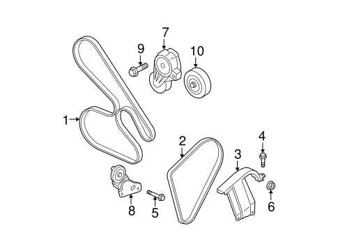 2008 cadillac dts serpentine belt diagram