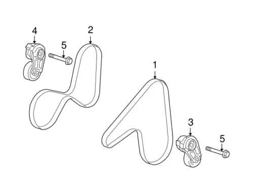 2008 cadillac dts serpentine belt diagram