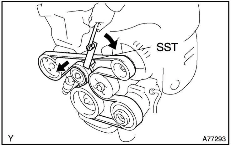 2008 toyota camry 2.4 belt diagram