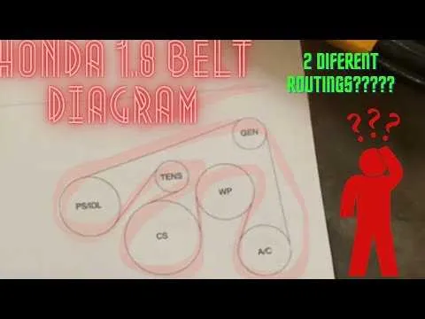 2009 civic belt diagram