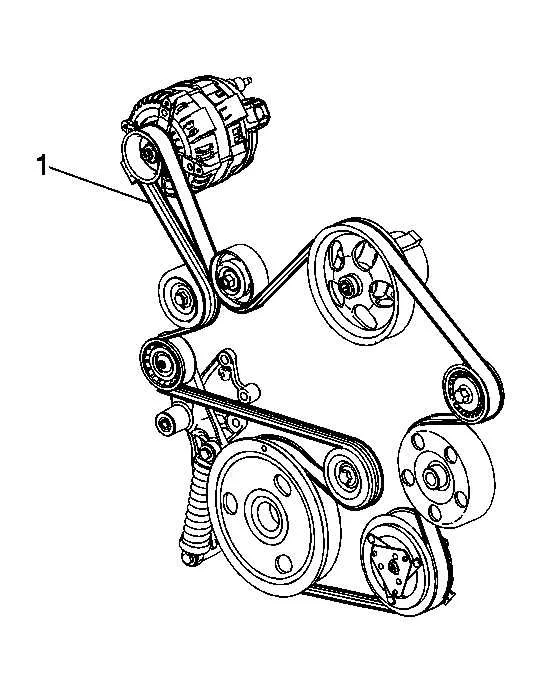 2009 chevy impala belt diagram