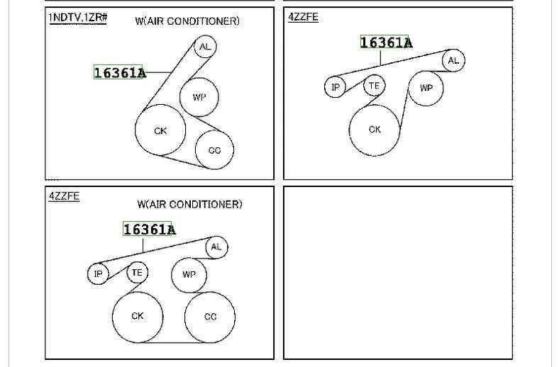 2009 corolla belt diagram