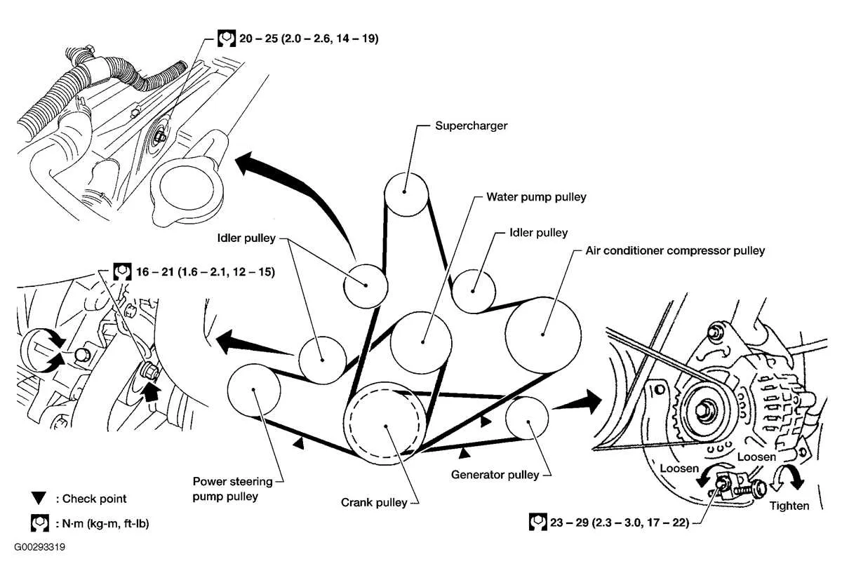 2010 nissan altima 2.5 belt diagram