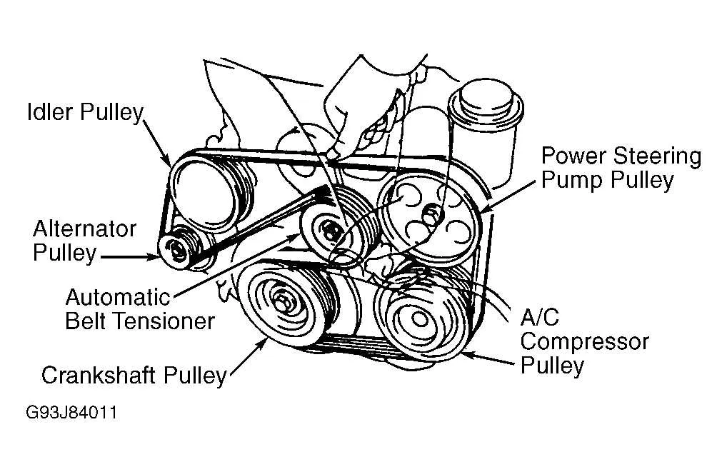2011 camry belt diagram