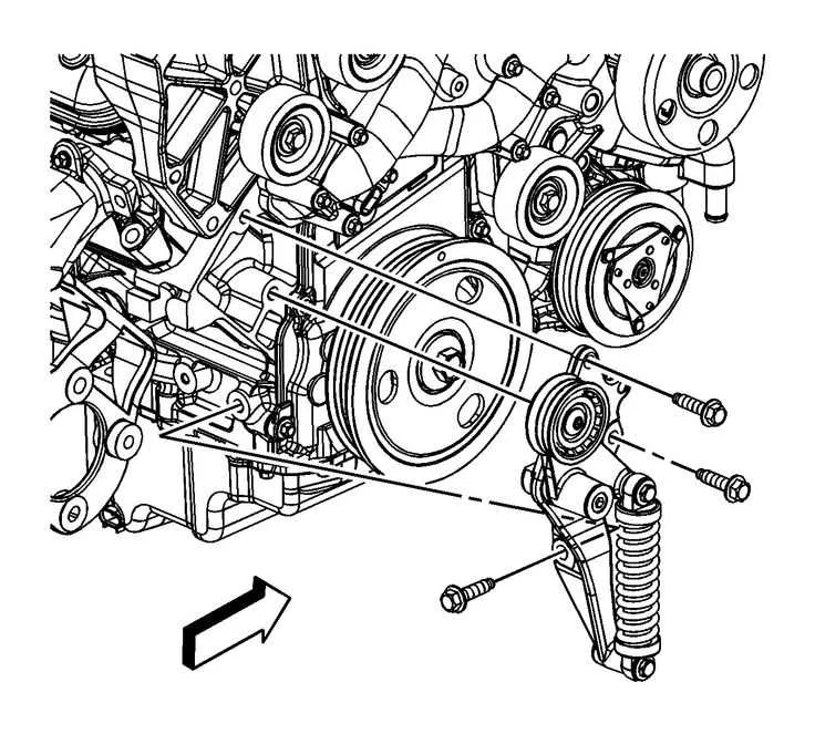 2011 chevy impala belt diagram
