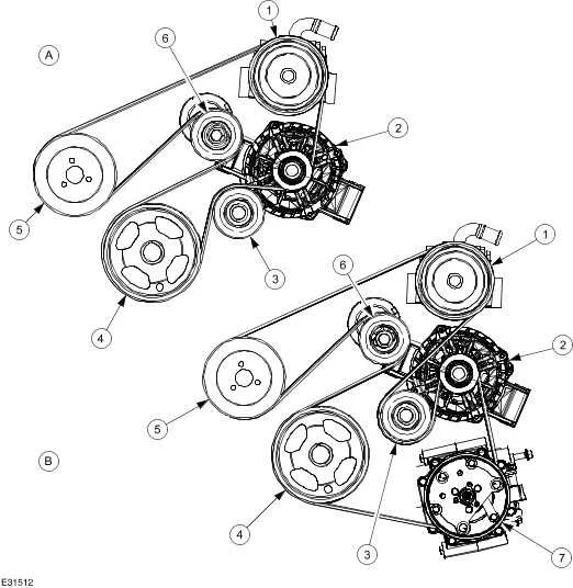 2011 Ford Fusion Belt Diagram