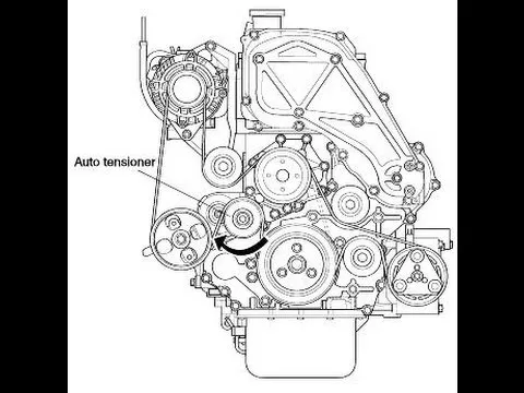 2011 kia sorento 2.4 belt diagram