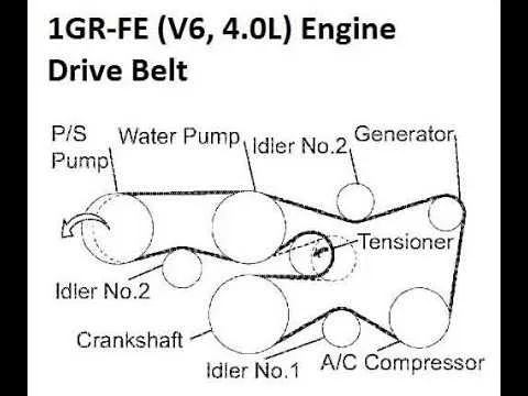 2011 toyota sienna belt diagram 2011 toyota sienna belt diagram