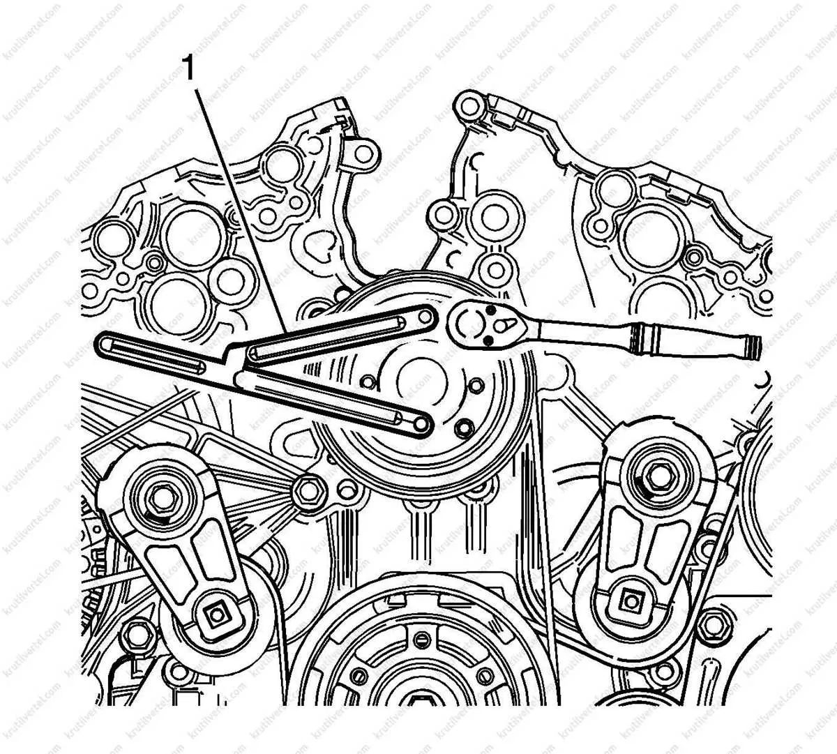 2012 cadillac srx belt diagram