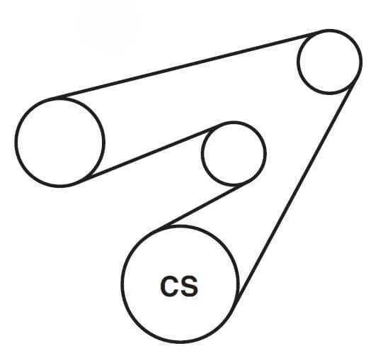 2012 chevy cruze 1.8 serpentine belt diagram