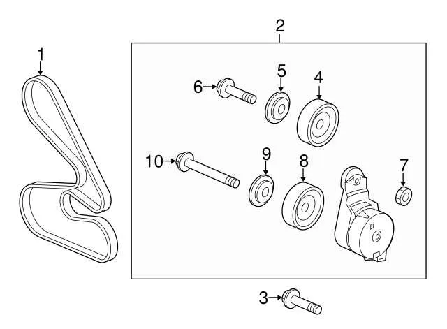 2012 honda odyssey belt diagram