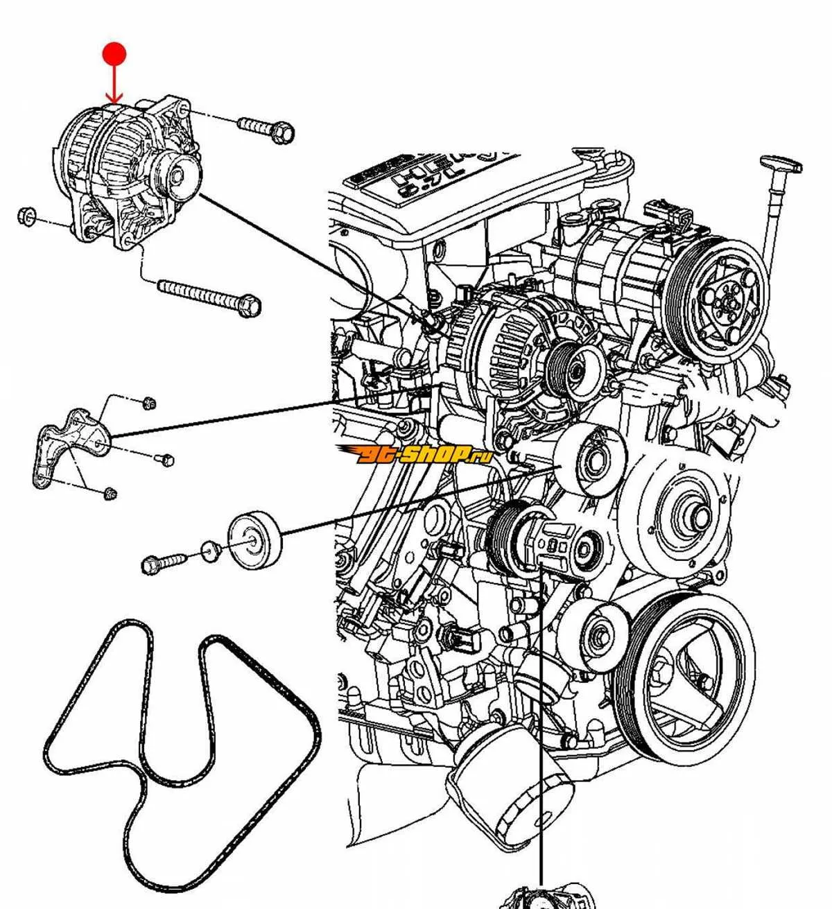 2012 ram 2500 belt diagram