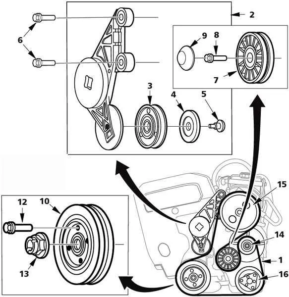 2012 volvo s60 t5 serpentine belt diagram