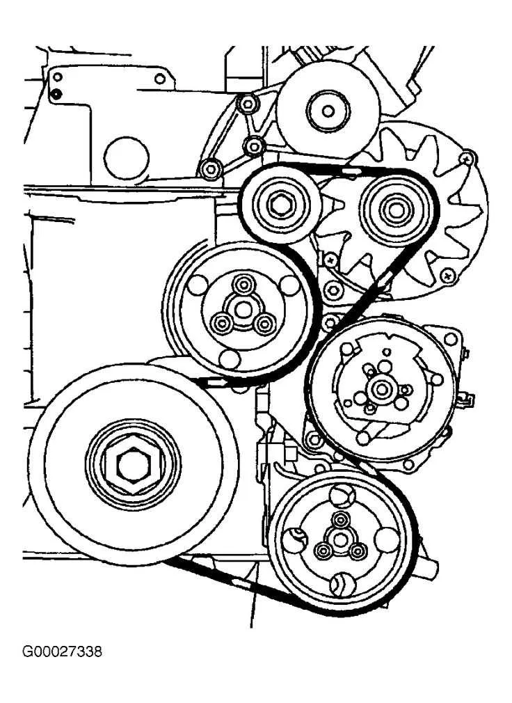 2012 vw jetta 2.5 serpentine belt diagram