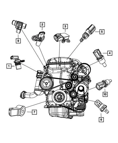 2012 chrysler 200 2.4 liter serpentine belt diagram