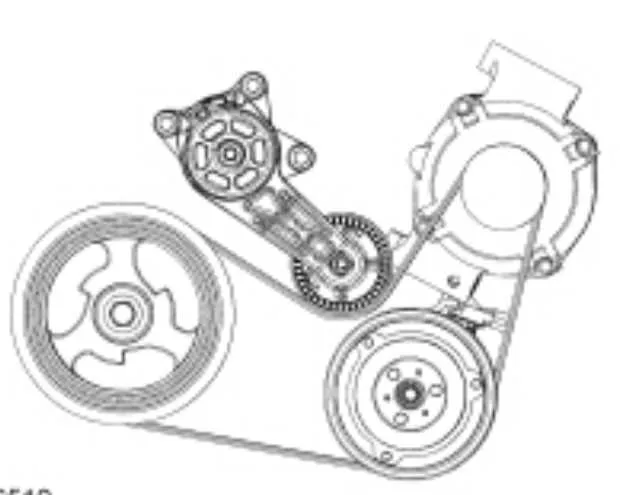 2012 ford fusion belt diagram 4 cylinder