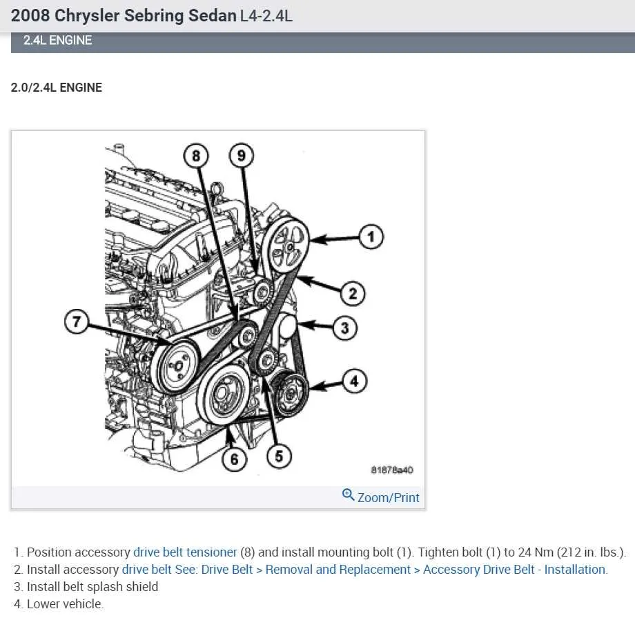 2013 chrysler 200 belt diagram 2.4