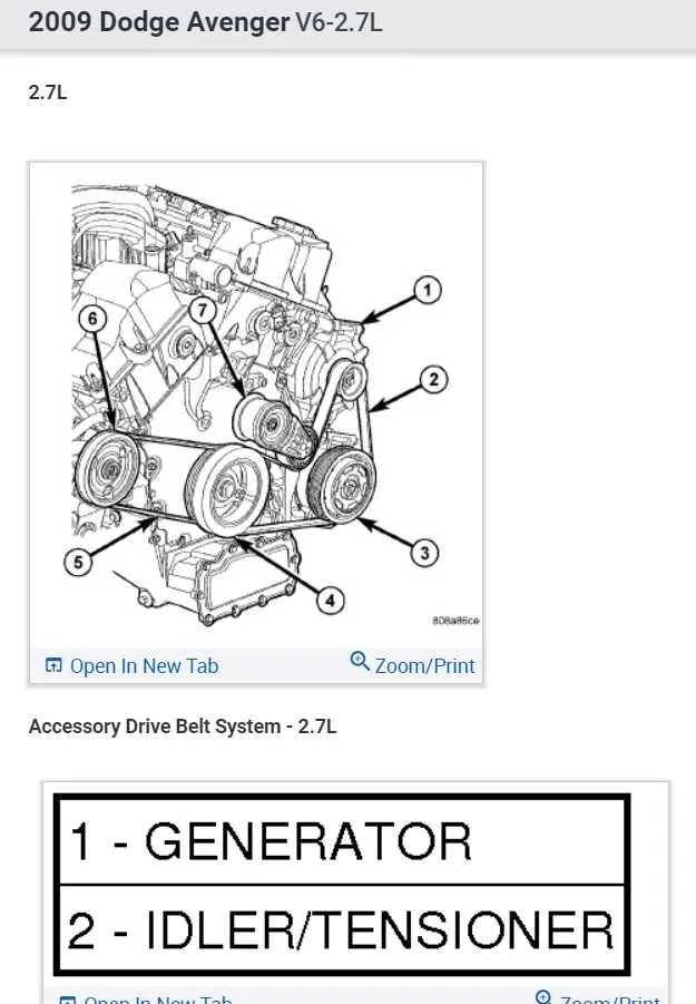 2013 dodge avenger 2.4 belt diagram