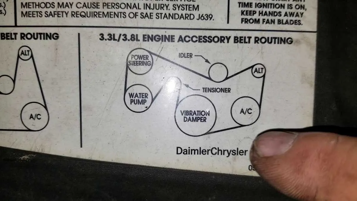 2013 dodge charger belt diagram