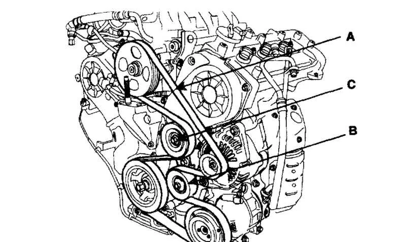 2013 hyundai santa fe belt diagram
