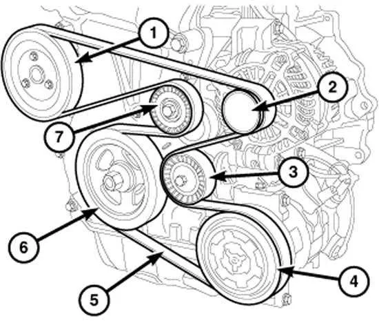2013 dodge charger belt diagram