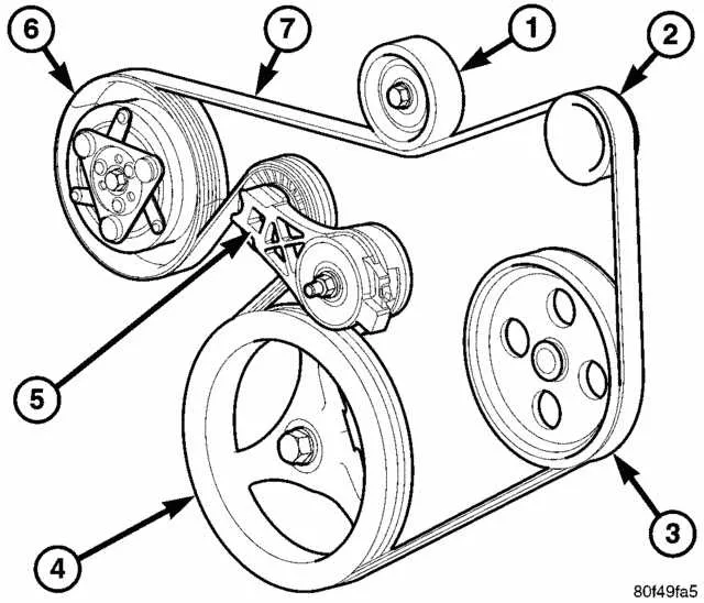 2013 jeep patriot serpentine belt diagram