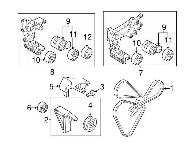 2013 kia forte 2.0 belt diagram