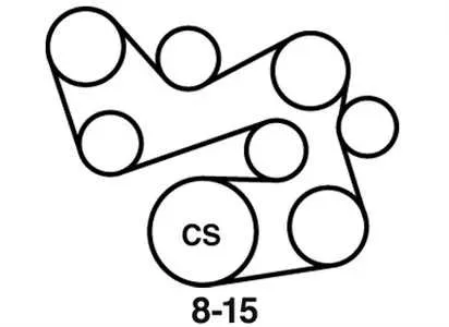 2013 malibu serpentine belt diagram