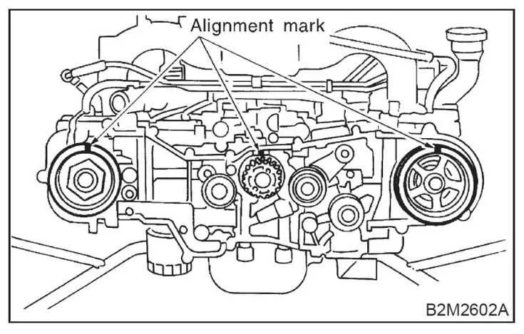 2013 subaru outback belt diagram
