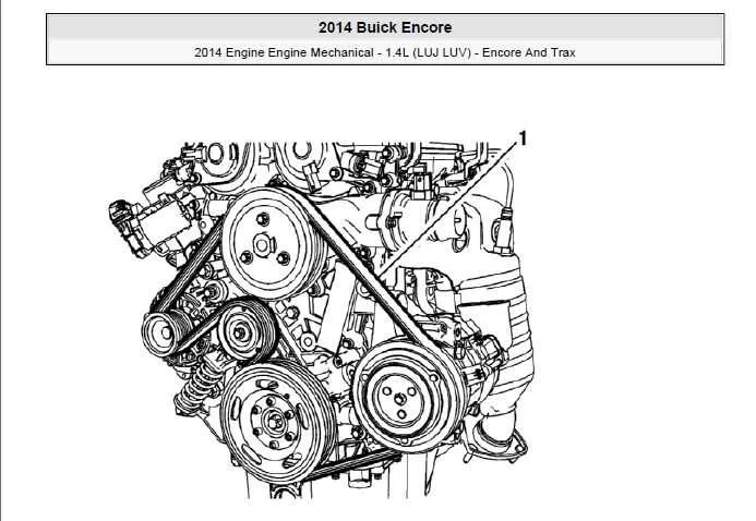 2014 buick enclave belt diagram