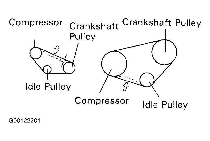 2014 toyota tacoma serpentine belt diagram